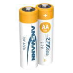 Akumulatory NiMH ANSMANN AA/HR6 2700mAh 1.2V - 2szt.