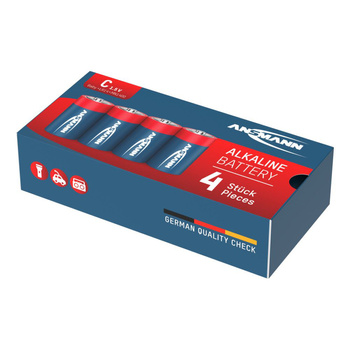 Baterie alkaliczne ANSMANN C/LR14 1.5V - 4szt.
